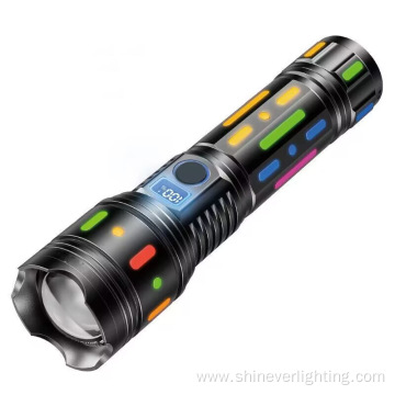 60W Fluorescence LED Waterproof Outdoor Camping Flashlight